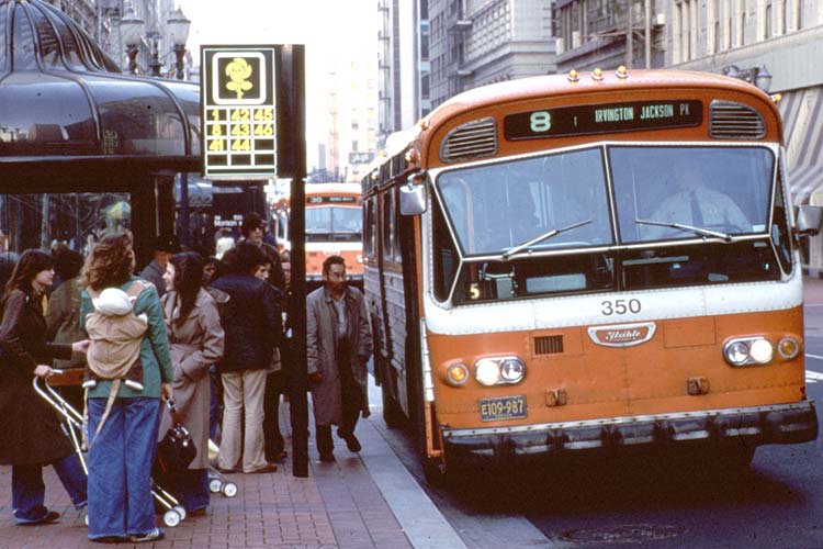Portland Transit Mall after opening