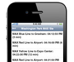 TriMet Tracker screenshot