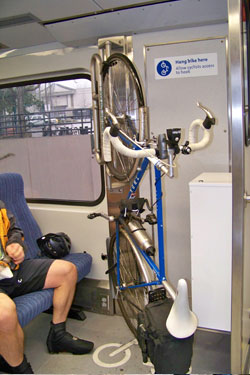 Photo of bike hook on WES