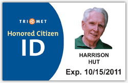 Honored Citizen Card