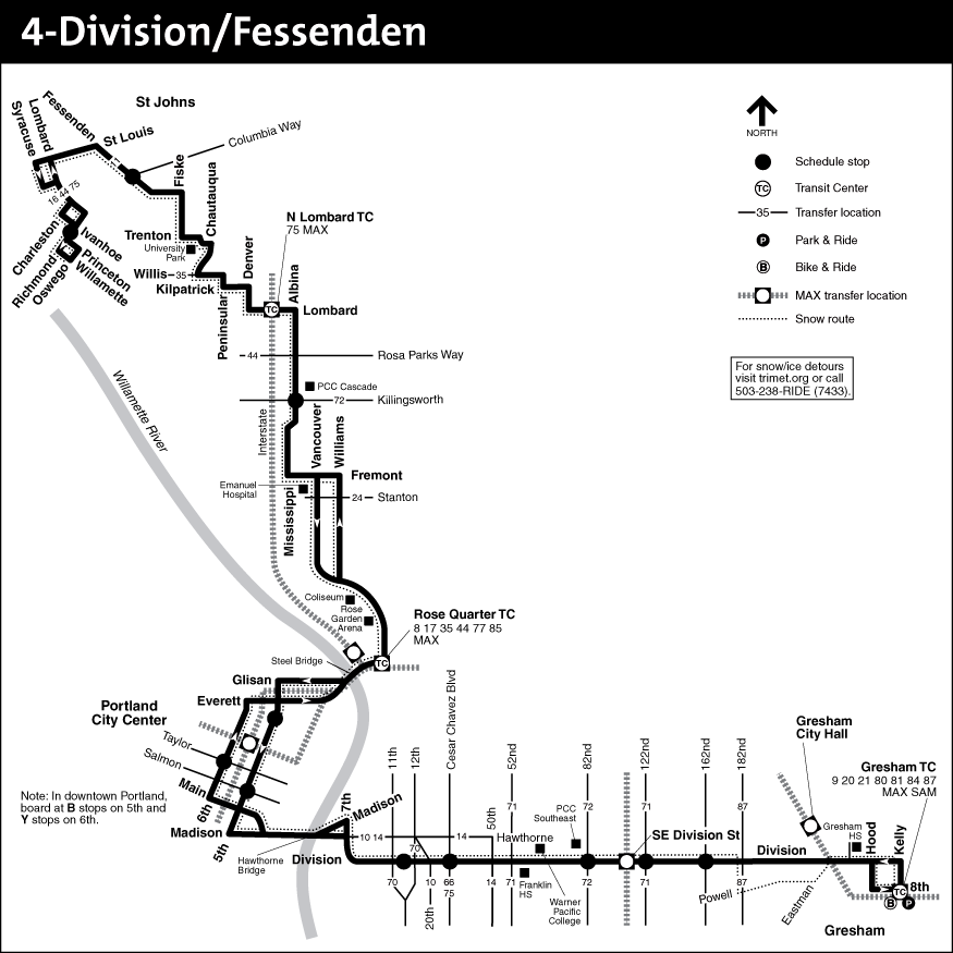 Bus Line 4 Route Map