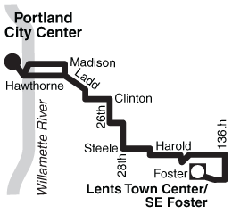 Bus Line 10 Simple Route Map