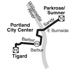 Bus Line 12 Simple Route Map