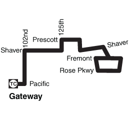 Bus Line 22 Simple Route Map