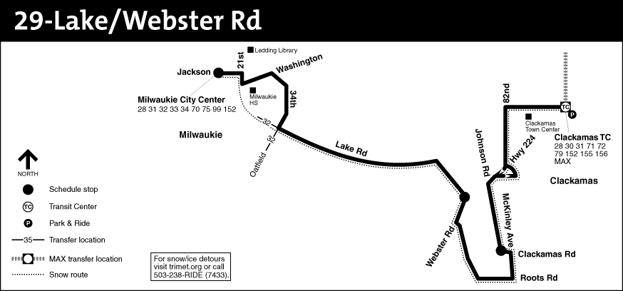 Bus Line 29 Route Map