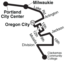Bus Line 32 Simple Route Map