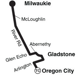 Bus Line 34 Simple Route Map