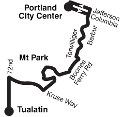 Bus Line 38 Simple Route Map