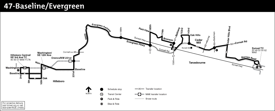 Bus Line 47 Route Map