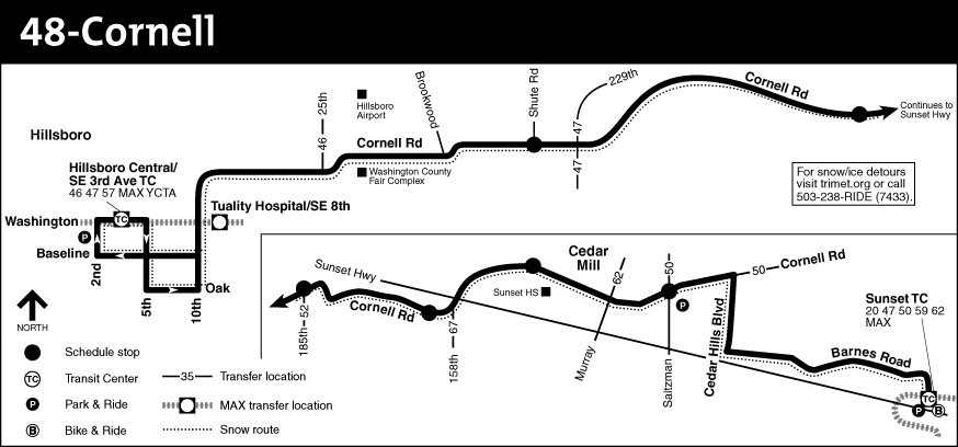 Bus Line 48 Route Map
