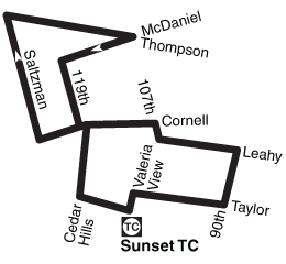 Bus Line 50 Simple Route Map