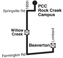 Bus Line 52 Simple Route Map