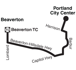 Bus Line 54 Simple Route Map