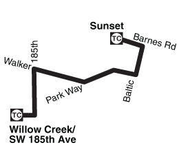 Bus Line 59 Simple Route Map