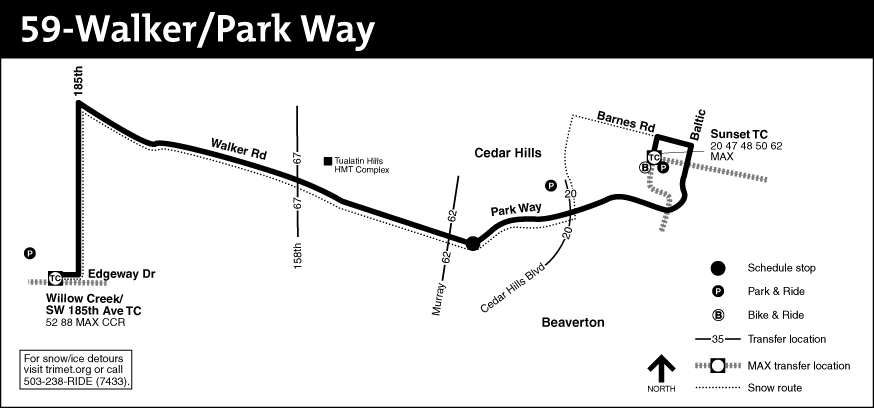 Bus Line 59 Route Map