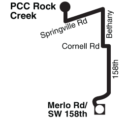 Bus Line 67 Simple Route Map