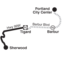 Bus Line 94 Simple Route Map