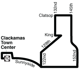 Bus Line 157 Simple Route Map