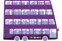 image of a bus with 4 floors