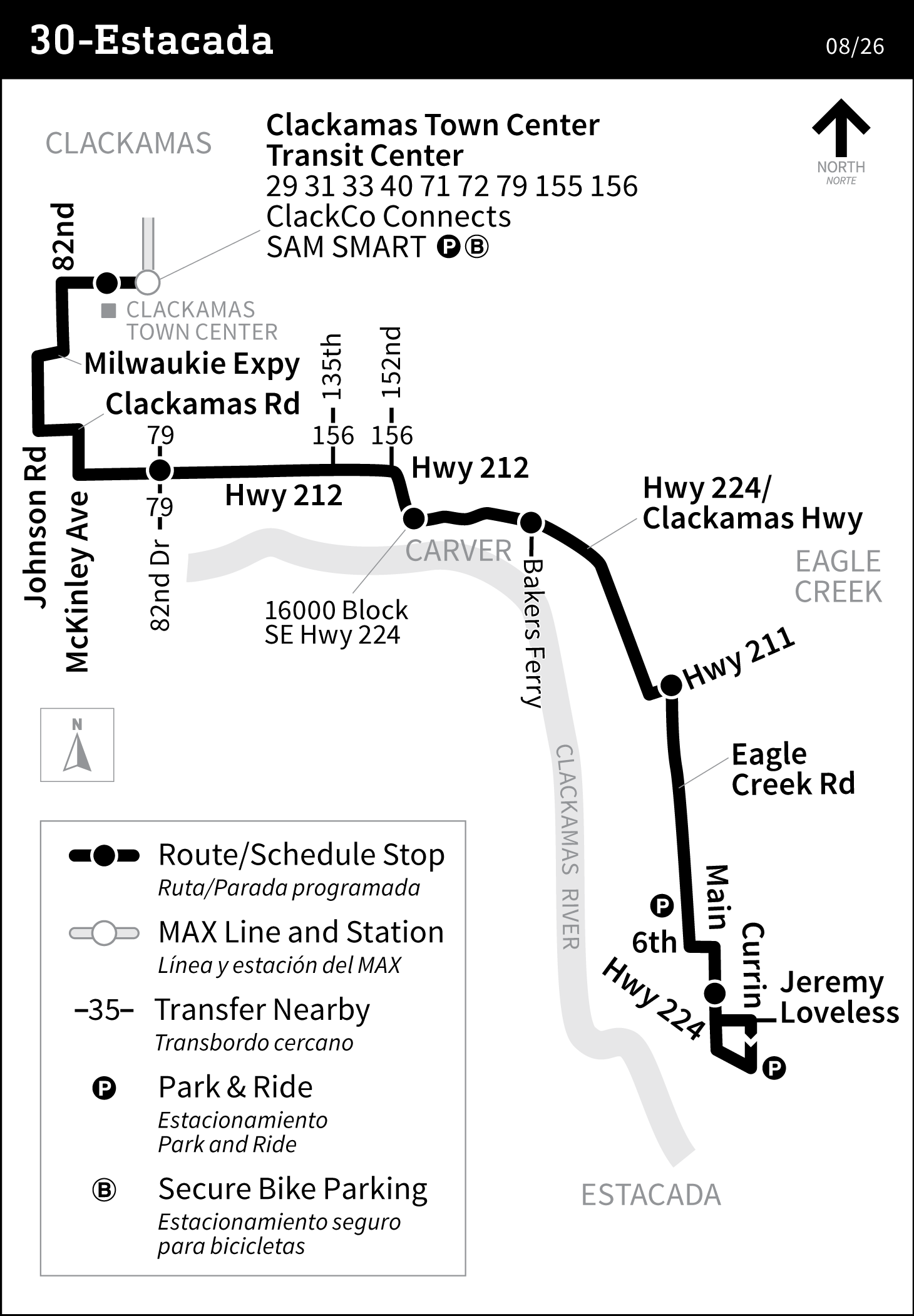 Bus Line 30 route map