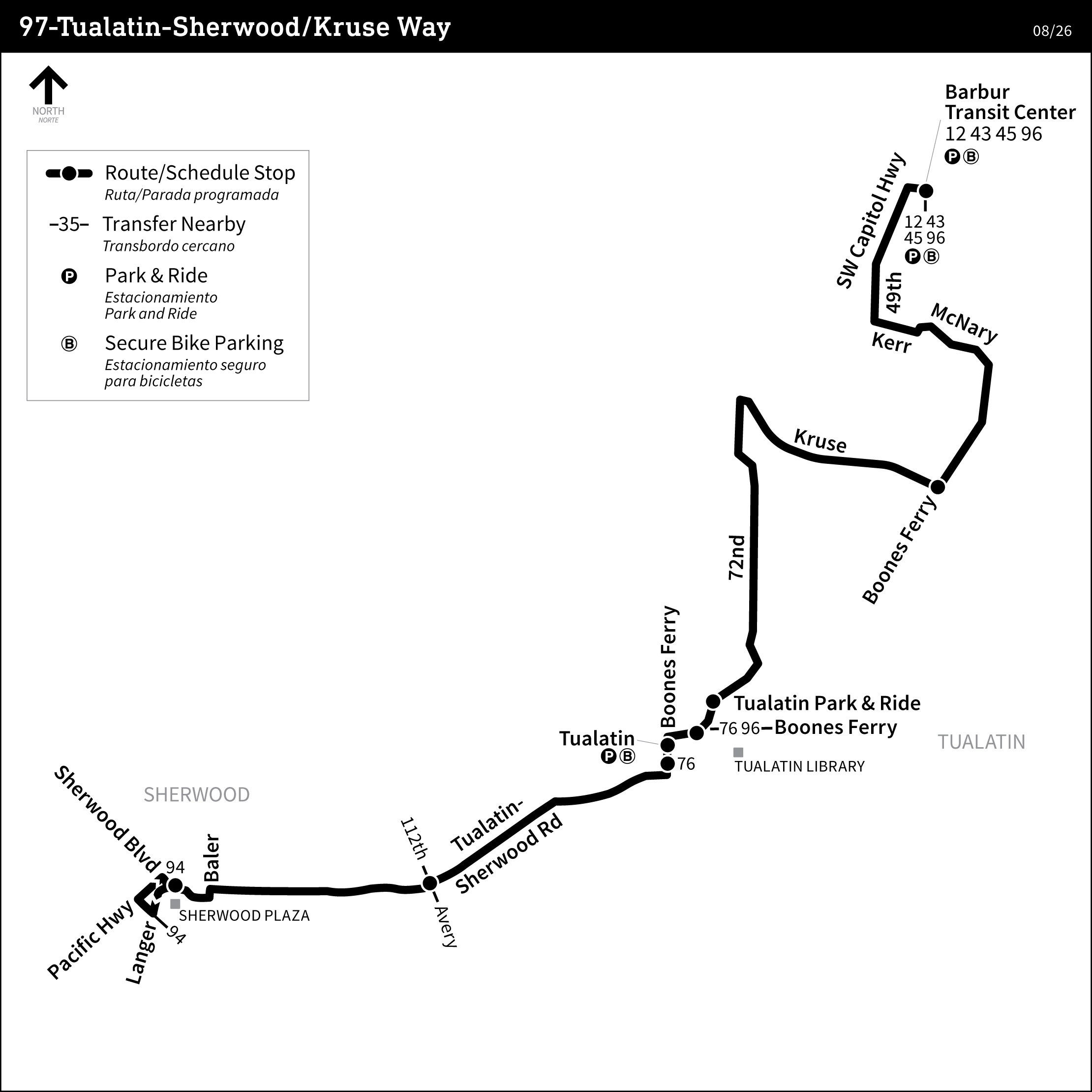 Bus Line 97 route map