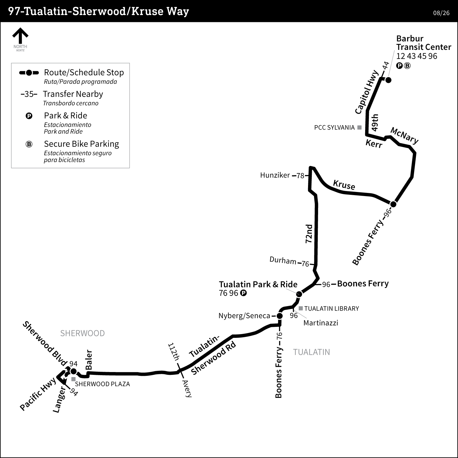 Bus Line 97 route map