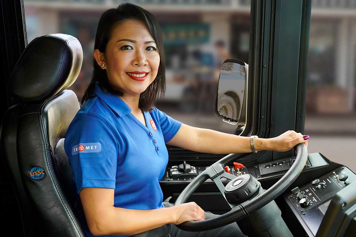 Photo of a bus operator