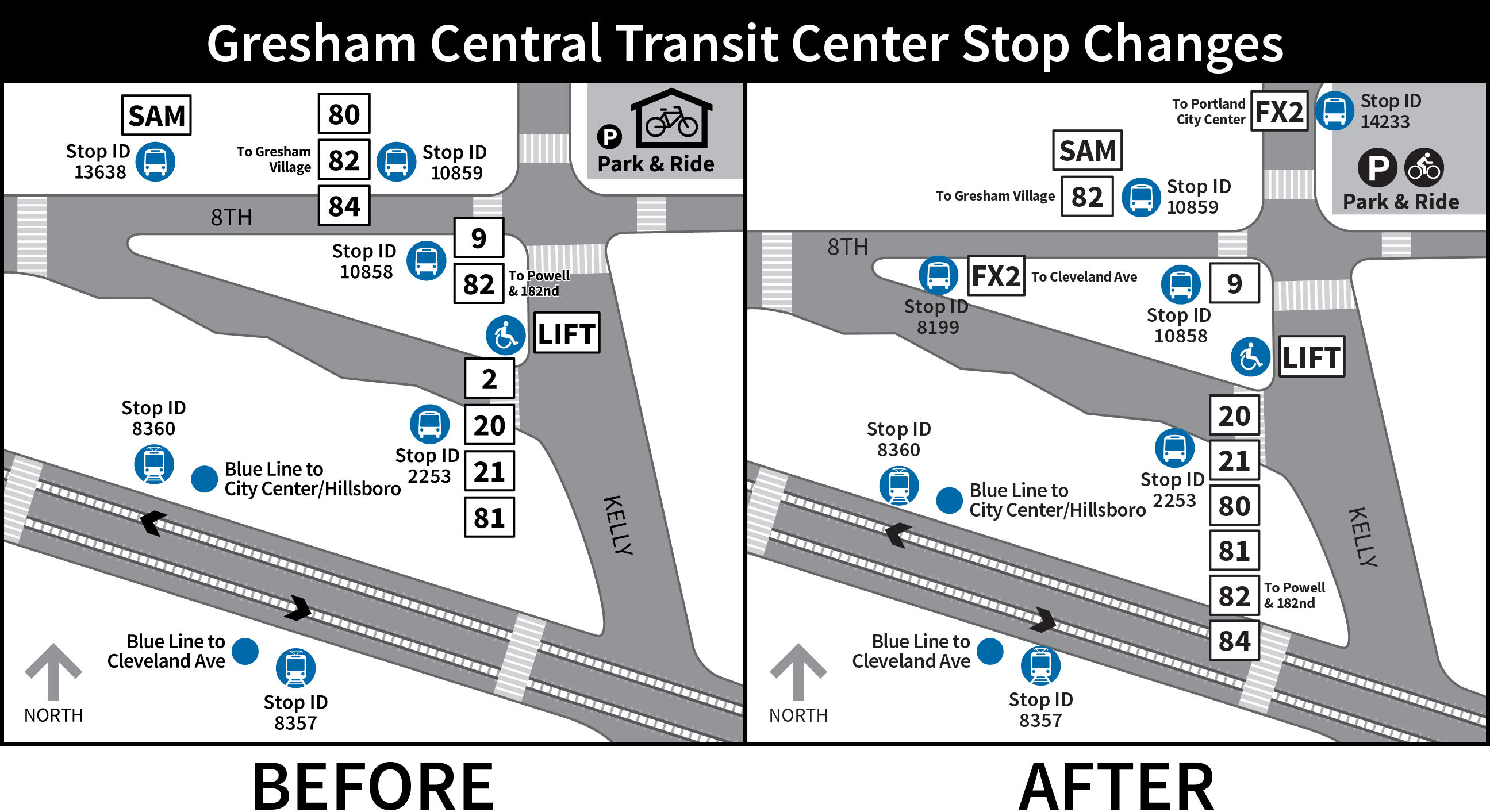 Gresham Transit Center map
