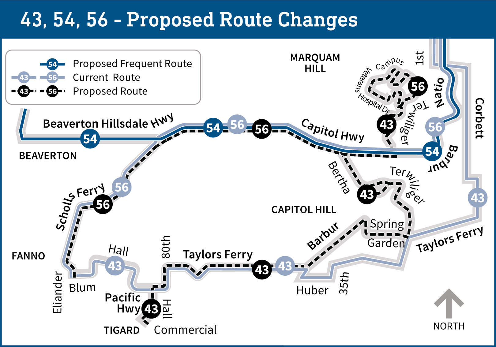 Southwest route changes map