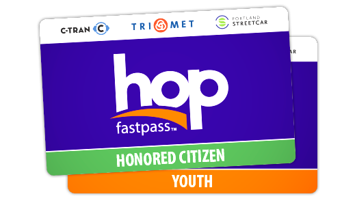 Honored Citizen and Youth Hop cards
