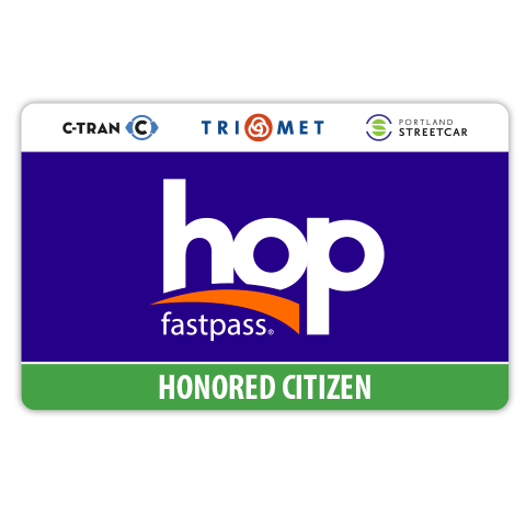 Honored Citizen Hop card