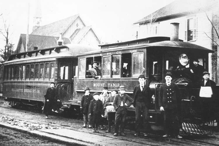 Steam-operated streetcars