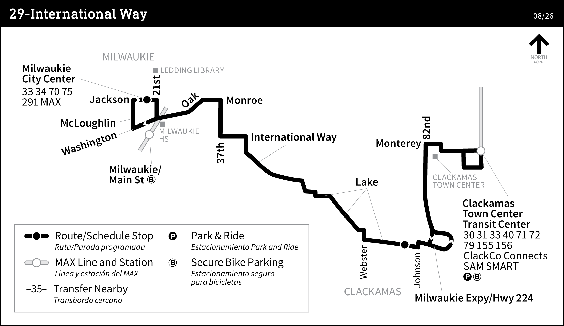 Bus Line 29 route map