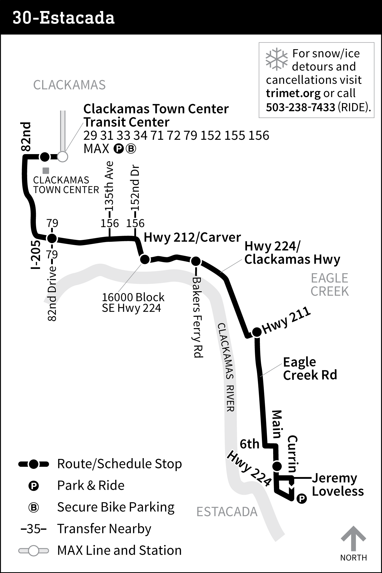 Bus Line 30 route map