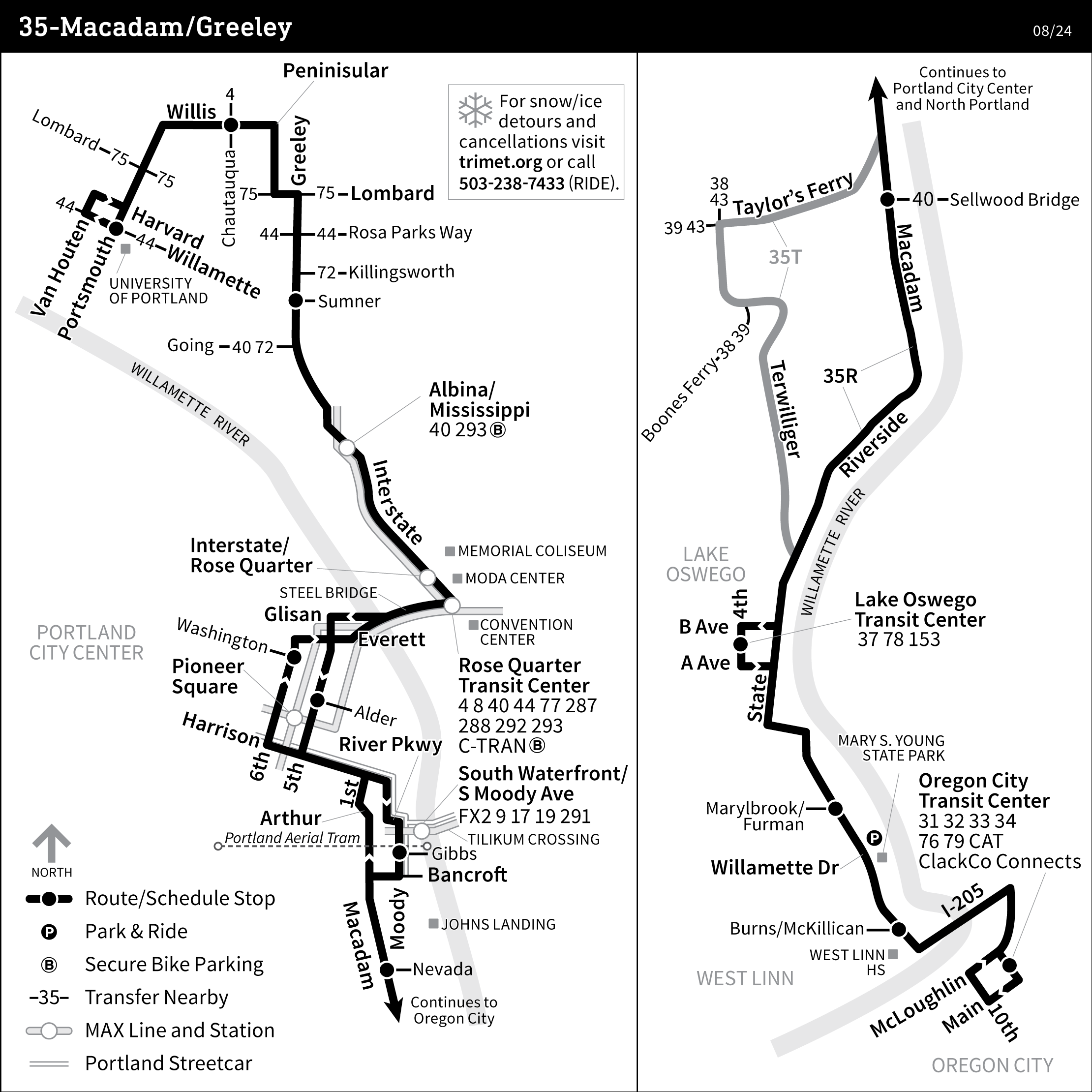 lw Route: Schedules, Stops & Maps - Northbound (Updated)