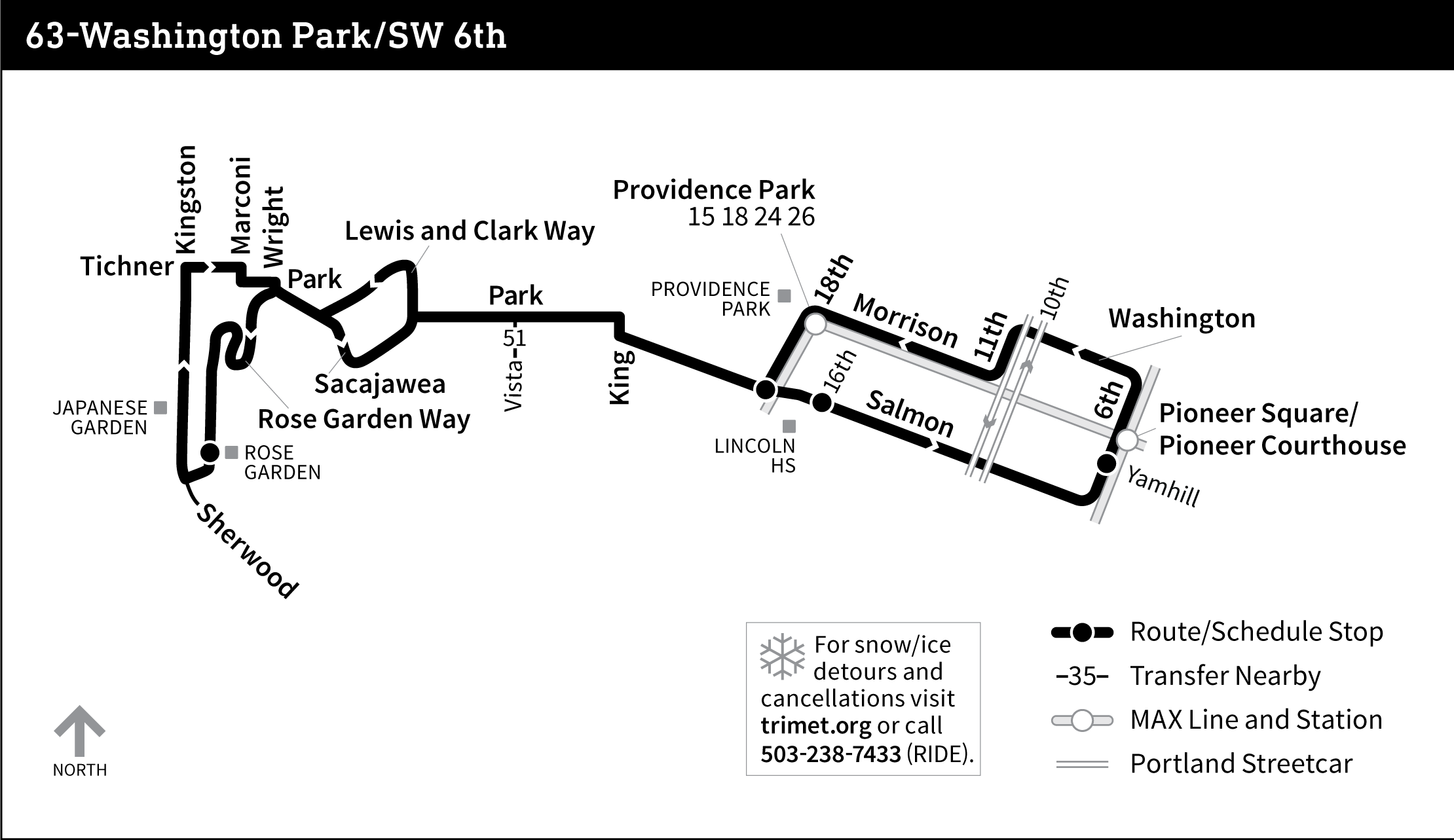 Bus Line 63 route map