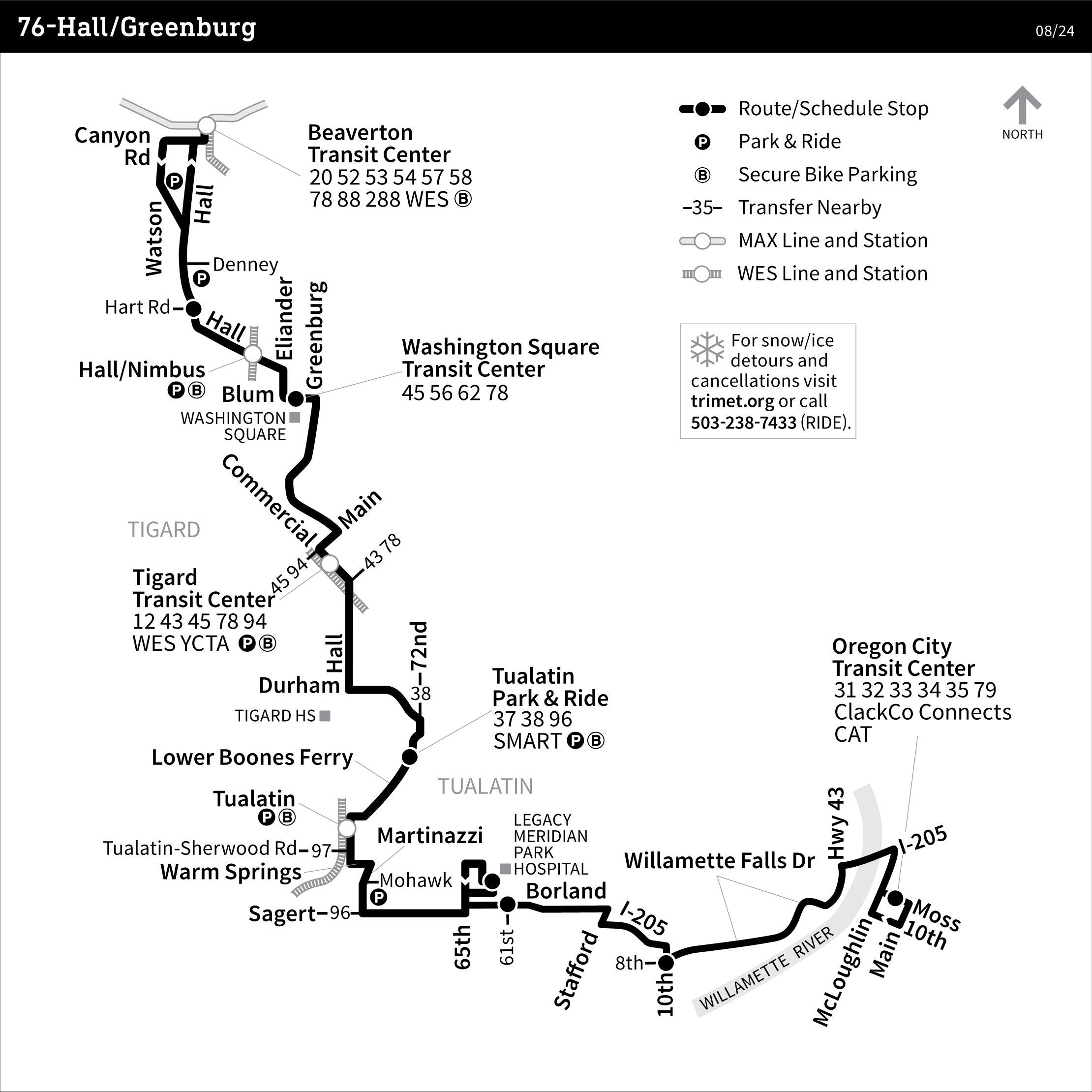 96 Bus Route Timetable