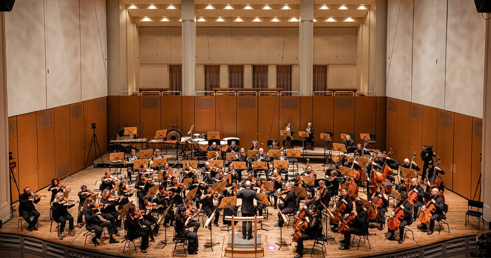 The Oregon Symphony performing at the Arlene Schnitzer Concert Hall
