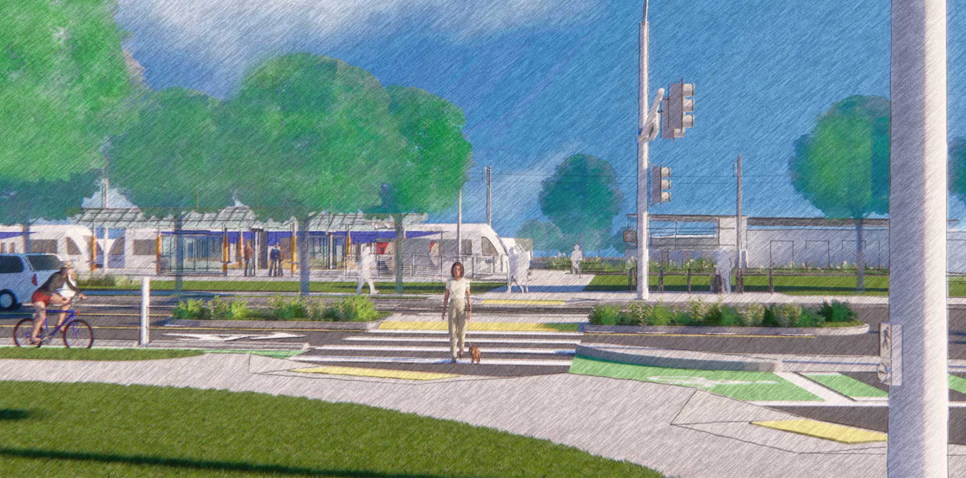 Hall Station rendering