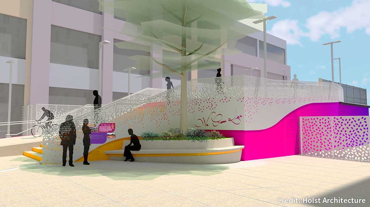 hollywoodHUB conceptual rendering 3 of 3. Credit: Holst Architecture